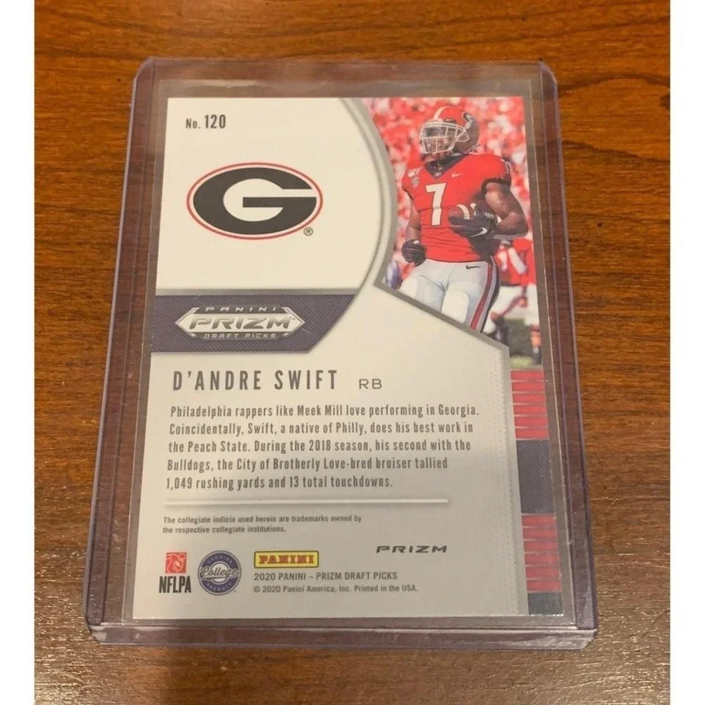 D'Andre Swift Silver Prizm RC